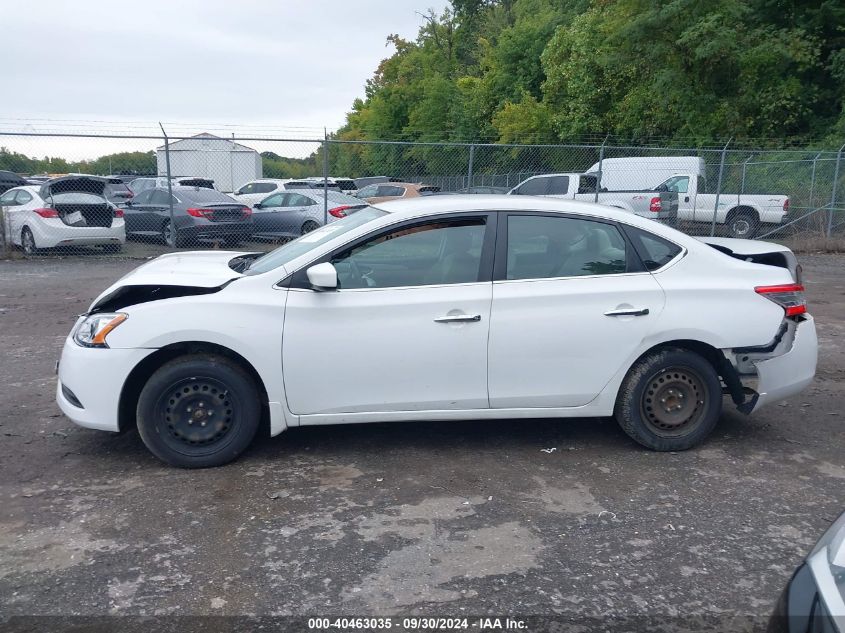 2015 Nissan Sentra S/Sv/Sr/Sl VIN: 3N1AB7AP5FY291096 Lot: 40463035