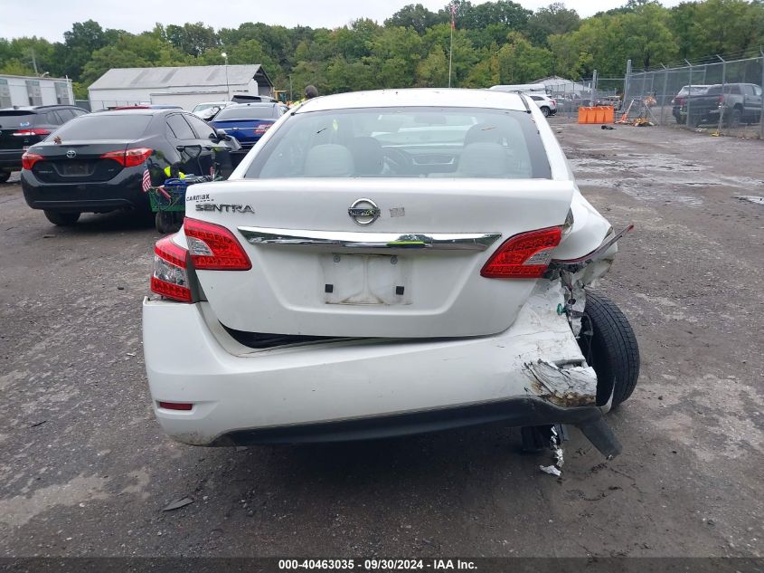 2015 Nissan Sentra S/Sv/Sr/Sl VIN: 3N1AB7AP5FY291096 Lot: 40463035