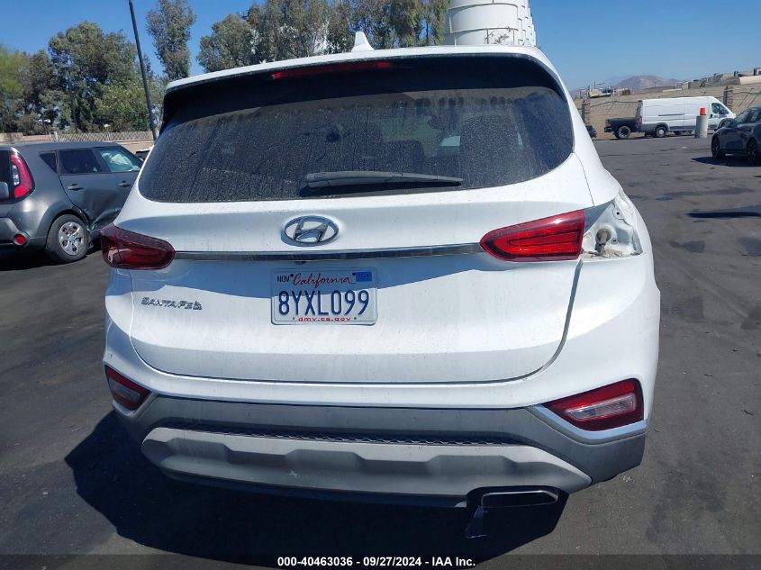 2019 Hyundai Santa Fe Sel VIN: 5NMS33AD4KH012108 Lot: 40463036