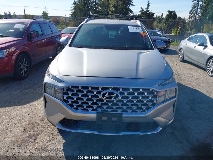 2021 Hyundai Santa Fe Sel VIN: 5NMS24AJ9MH351805 Lot: 40463096