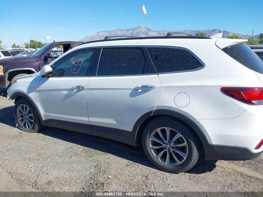 2017 Hyundai Santa Fe Se VIN: KM8SNDHF7HU253293 Lot: 40463105