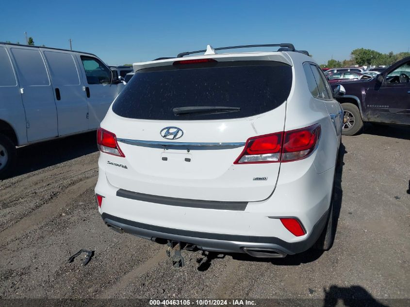 2017 Hyundai Santa Fe Se VIN: KM8SNDHF7HU253293 Lot: 40463105