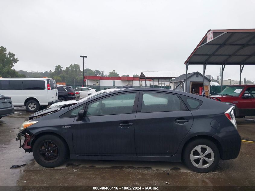 2013 Toyota Prius Two VIN: JTDKN3DU3D1640714 Lot: 40463116