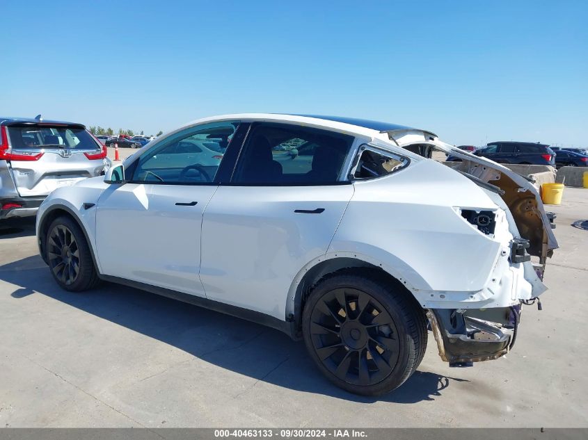 2021 Tesla Model Y Long Range Dual Motor All-Wheel Drive VIN: 5YJYGDEE8MF192169 Lot: 40463133