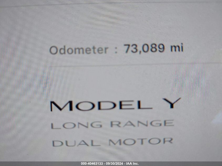 2021 Tesla Model Y Long Range Dual Motor All-Wheel Drive VIN: 5YJYGDEE8MF192169 Lot: 40463133