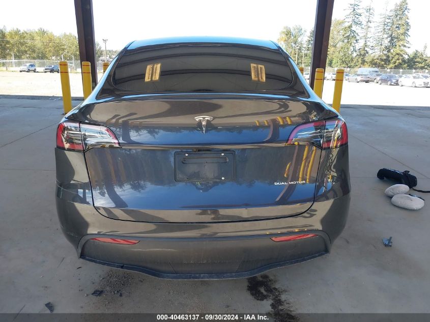 2024 Tesla Model Y Long Range Dual Motor All-Wheel Drive VIN: 7SAYGDEE2RF179699 Lot: 40463137