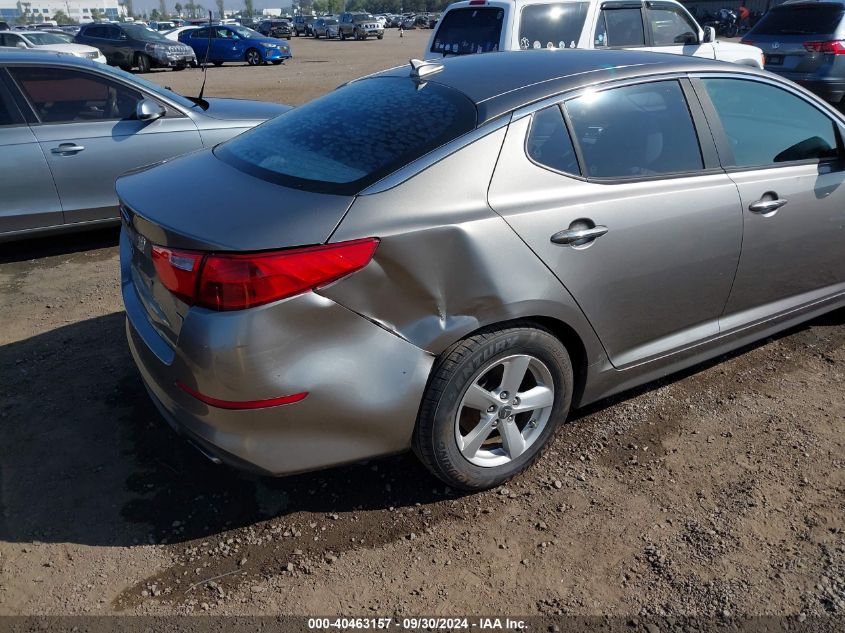 2015 Kia Optima Lx VIN: 5XXGM4A79FG394921 Lot: 40463157