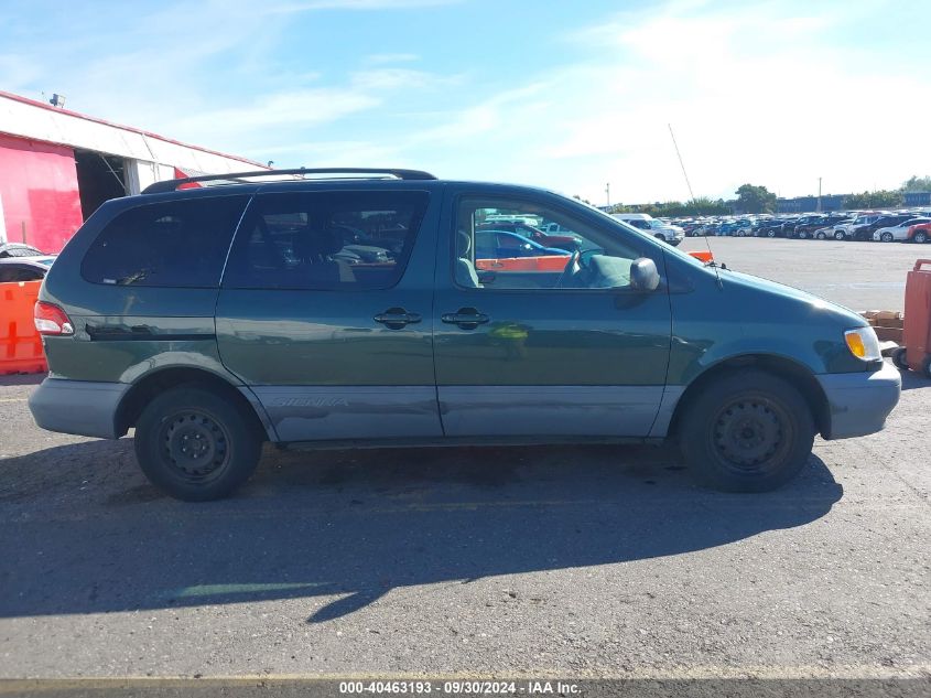 2002 Toyota Sienna Ce VIN: 4T3ZF19C92U496522 Lot: 40463193