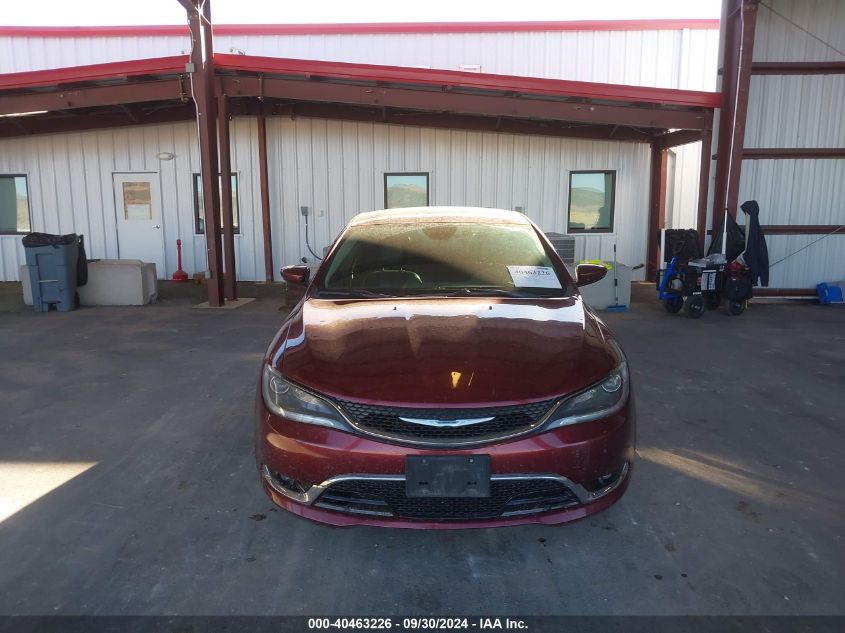 2015 Chrysler 200 C VIN: 1C3CCCCBXFN544458 Lot: 40463226