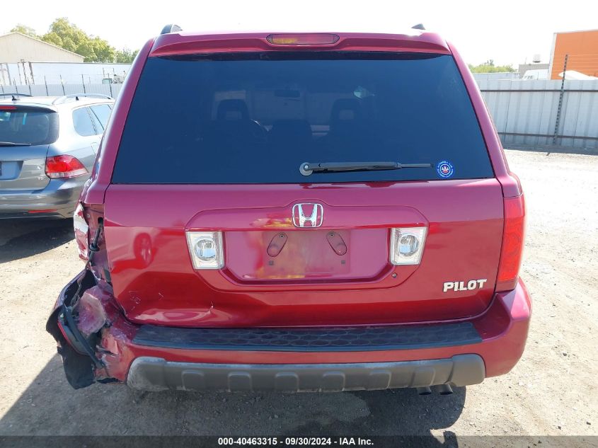 2003 Honda Pilot Ex-L VIN: 2HKYF18523H506461 Lot: 40463315