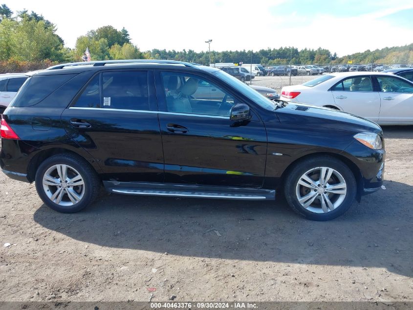 4JGDA5HB7CA030320 2012 Mercedes-Benz Ml 350 4Matic