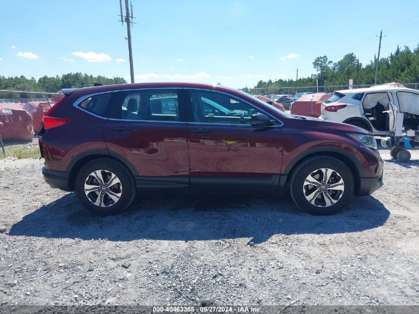 2019 Honda Cr-V Lx VIN: 2HKRW5H37KH415467 Lot: 40463385