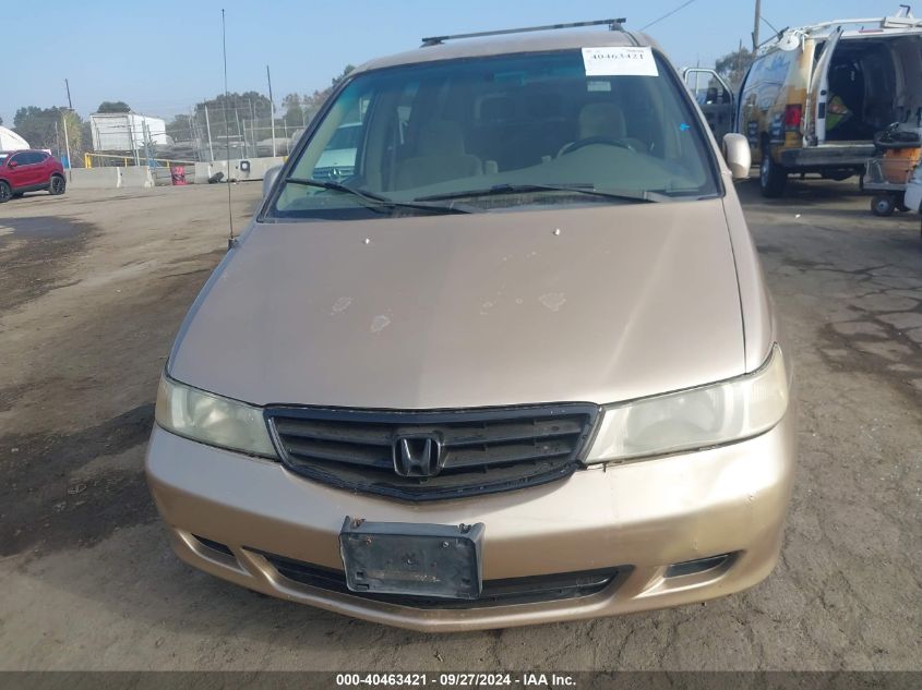 2002 Honda Odyssey Ex VIN: 2HKRL18682H508459 Lot: 40463421