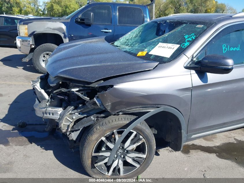 2021 Honda Pilot Touring VIN: 5FNYF6H91MB053501 Lot: 40463464