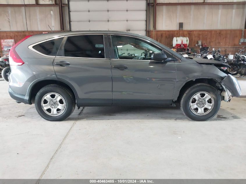 2013 Honda Cr-V Lx VIN: 3CZRM3H32DG709939 Lot: 40463485