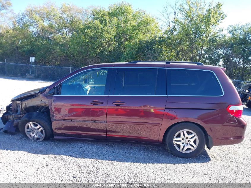 2007 Honda Odyssey Ex-L VIN: 5FNRL38737B445054 Lot: 40463489