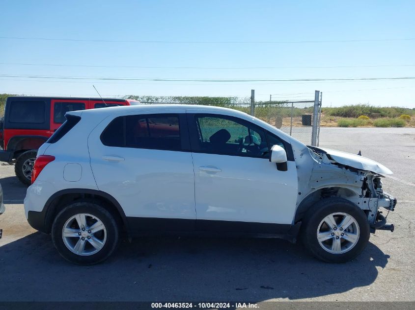 2022 Chevrolet Trax Fwd Ls VIN: KL7CJKSM6NB550687 Lot: 40463524