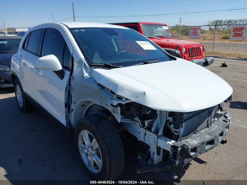 2022 Chevrolet Trax Fwd Ls VIN: KL7CJKSM6NB550687 Lot: 40463524