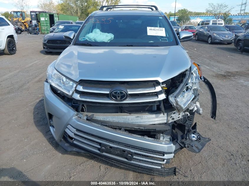 5TDJZRFHXKS726296 2019 Toyota Highlander Se/Xle