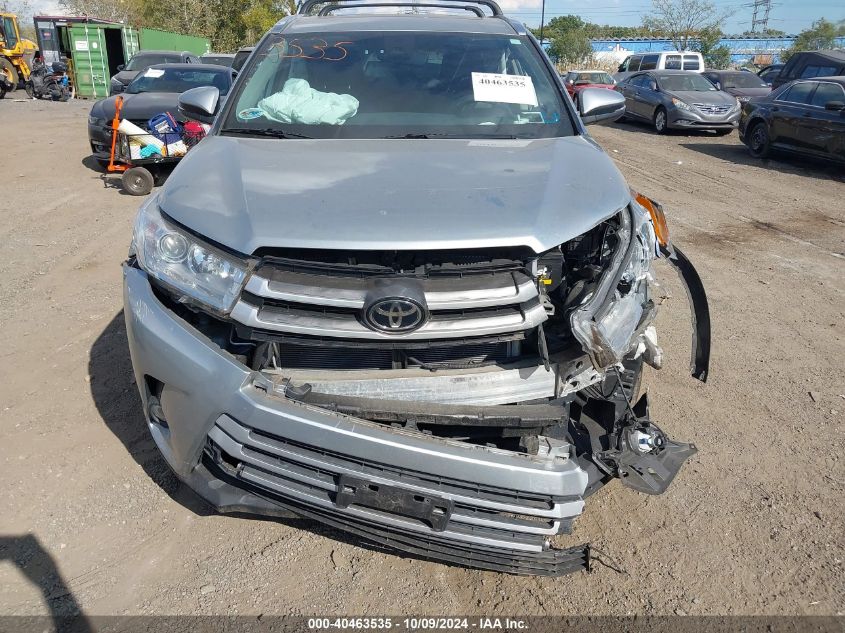 5TDJZRFHXKS726296 2019 Toyota Highlander Se/Xle