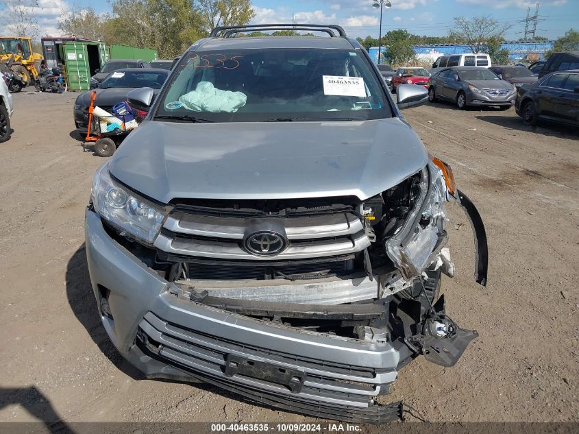 5TDJZRFHXKS726296 2019 Toyota Highlander Se/Xle