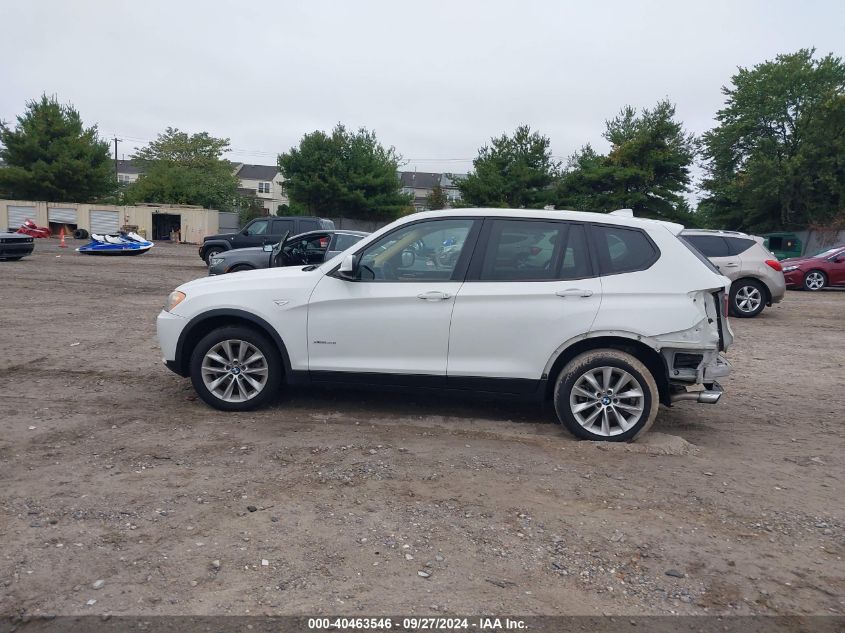 2014 BMW X3 xDrive28I VIN: 5UXWX9C5XE0D16144 Lot: 40463546