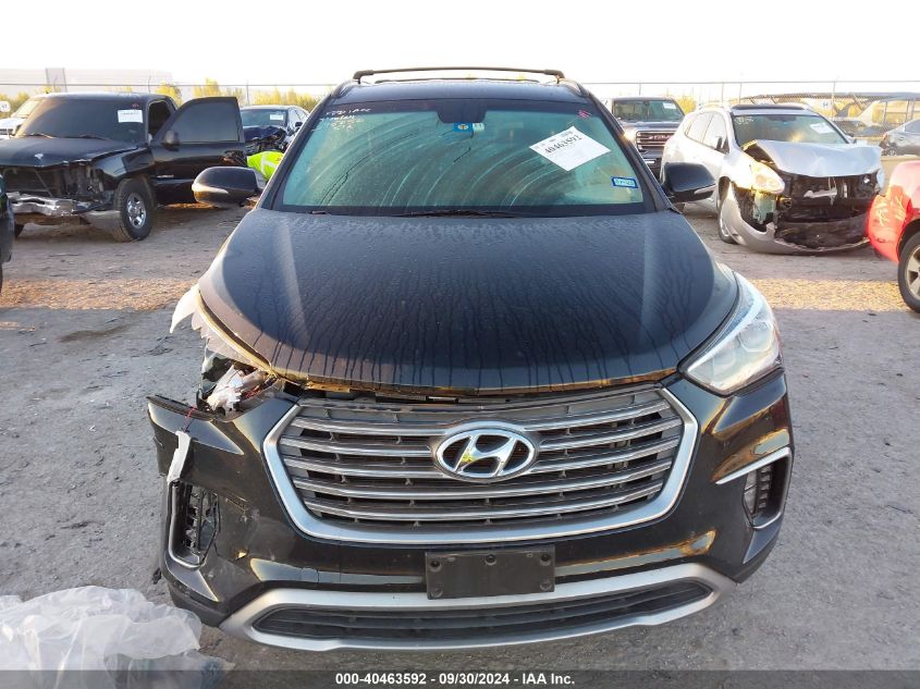 2017 Hyundai Santa Fe Se/Limited VIN: KM8SN4HFXHU246144 Lot: 40463592