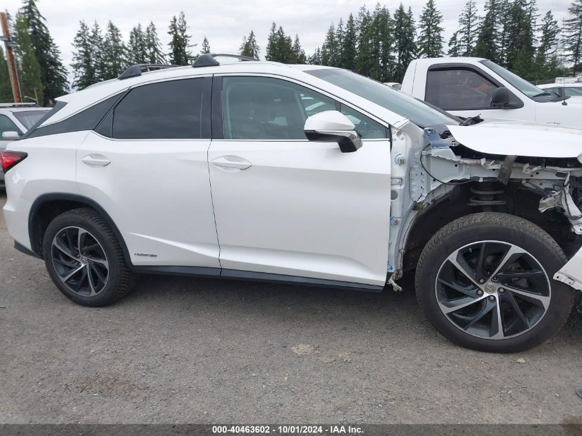 2016 Lexus Rx 450H VIN: 2T2BGMCA7GC003635 Lot: 40463602