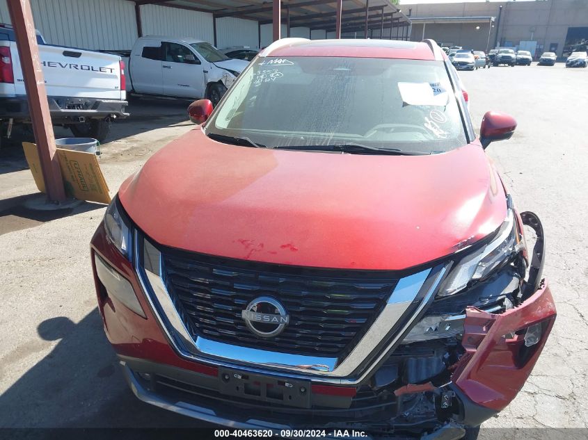 2022 Nissan Rogue Sl Fwd VIN: 5N1BT3CA5NC734155 Lot: 40463620