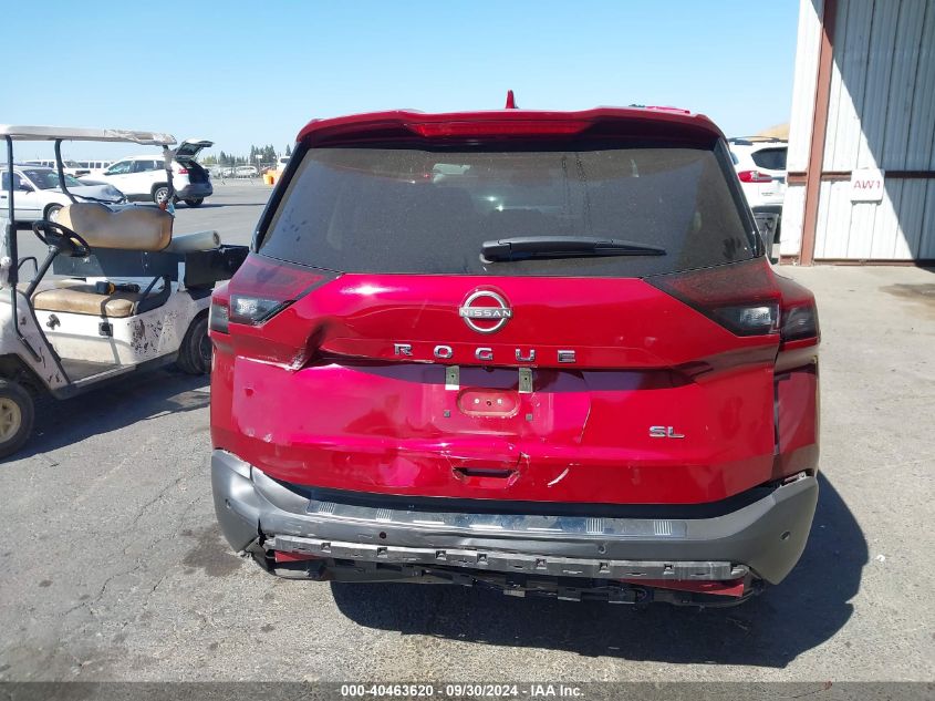 2022 Nissan Rogue Sl Fwd VIN: 5N1BT3CA5NC734155 Lot: 40463620