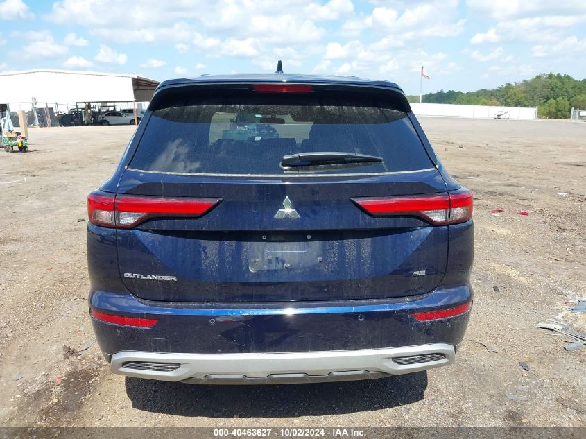 2024 Mitsubishi Outlander Se 2.5 2Wd/Se Black Edition S-Awc/Se Black Edition W/Pano Roof VIN: JA4J3VA85RZ013858 Lot: 40463627