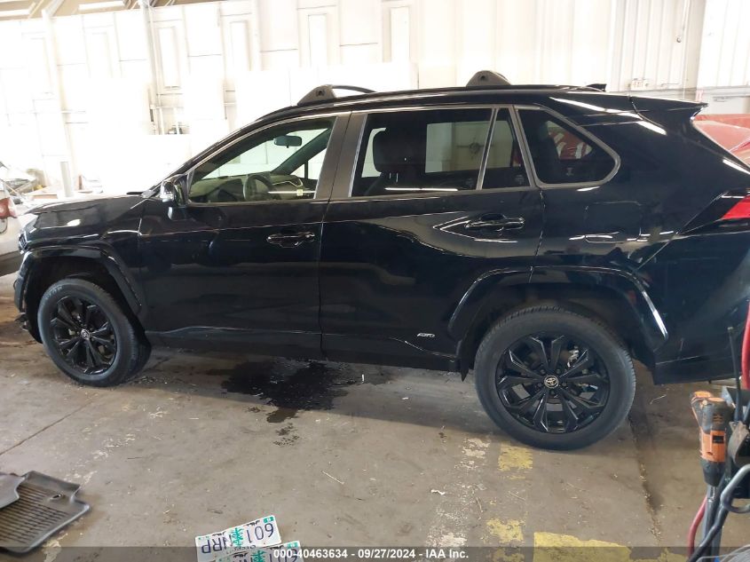 2022 Toyota Rav4 Hybrid Se VIN: JTM16RFV7ND057578 Lot: 40463634