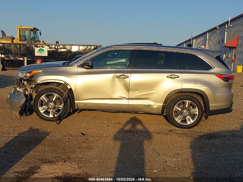 5TDDKRFH5ES064245 2014 Toyota Highlander Limited V6