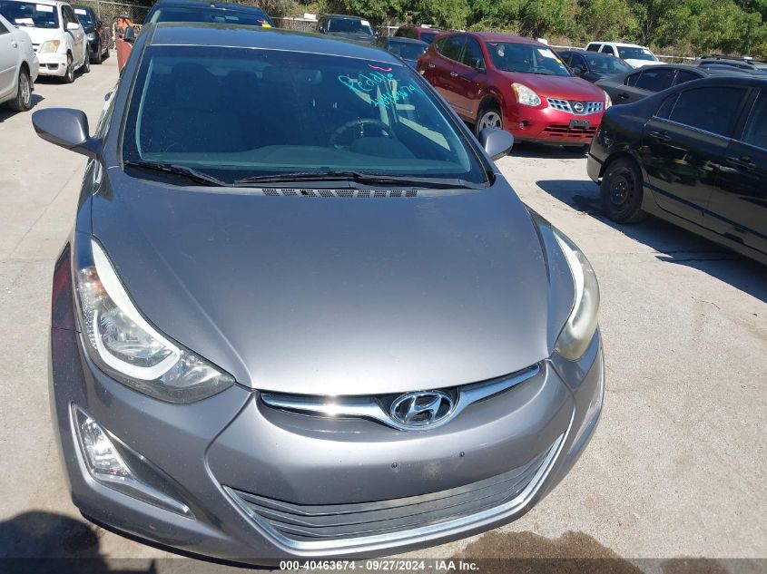 2014 Hyundai Elantra Se VIN: 5NPDH4AEXEH506098 Lot: 40463674