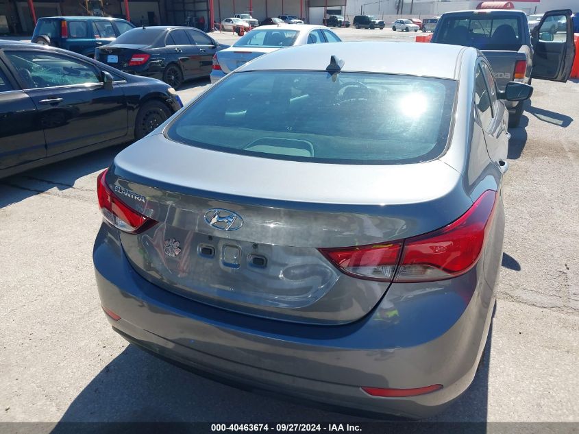 2014 Hyundai Elantra Se VIN: 5NPDH4AEXEH506098 Lot: 40463674