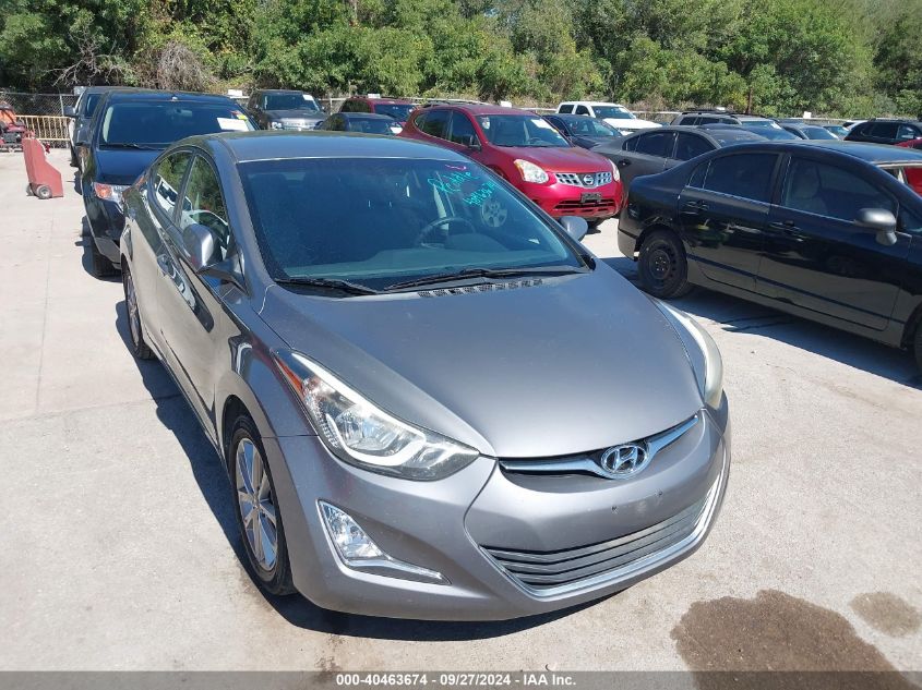 2014 Hyundai Elantra Se VIN: 5NPDH4AEXEH506098 Lot: 40463674