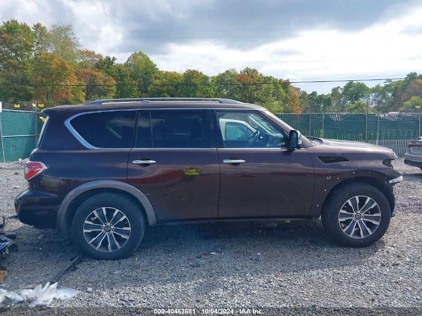 2020 Nissan Armada Sl 4Wd VIN: JN8AY2NC4L9620494 Lot: 40463681