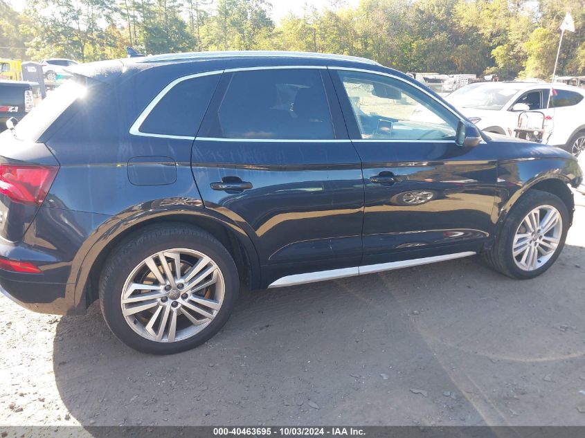 2018 Audi Q5 2.0T Premium/2.0T Tech Premium VIN: WA1CNAFY1J2210656 Lot: 40463695