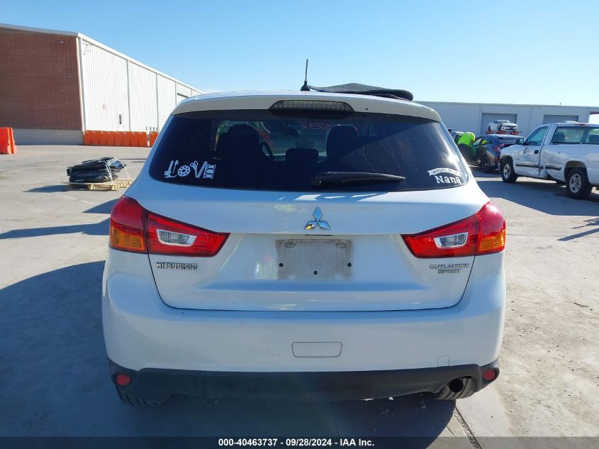 2015 Mitsubishi Outlander Sport Es VIN: 4A4AP3AU6FE062395 Lot: 40463737