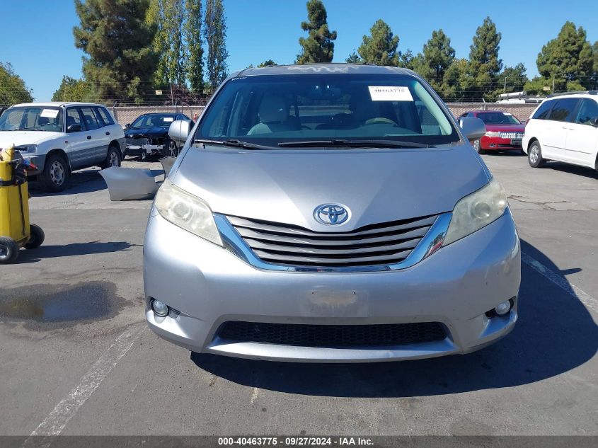 2012 Toyota Sienna Xle V6 8 Passenger VIN: 5TDYK3DC7CS250274 Lot: 40463775