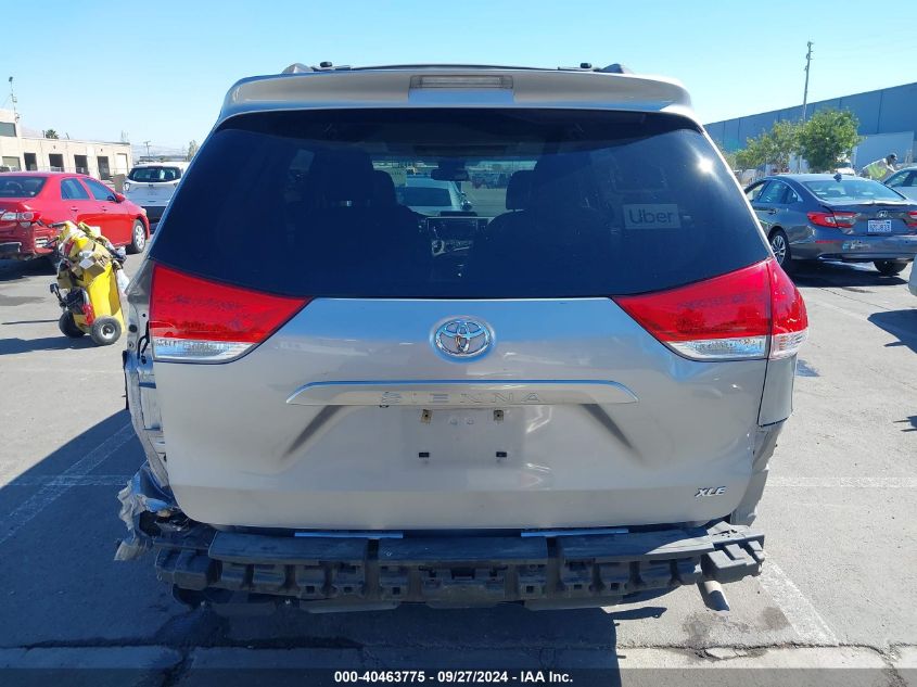 2012 Toyota Sienna Xle V6 8 Passenger VIN: 5TDYK3DC7CS250274 Lot: 40463775