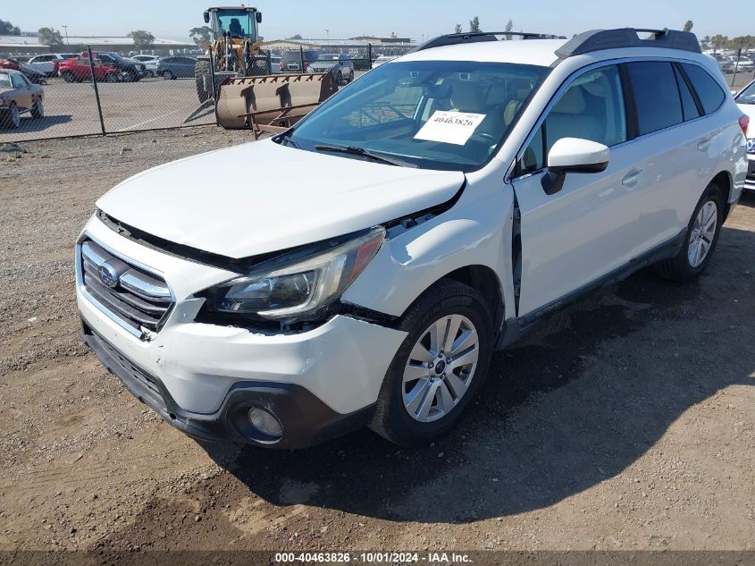 2019 Subaru Outback 2.5I Premium VIN: 4S4BSAFC8K3272870 Lot: 40463826