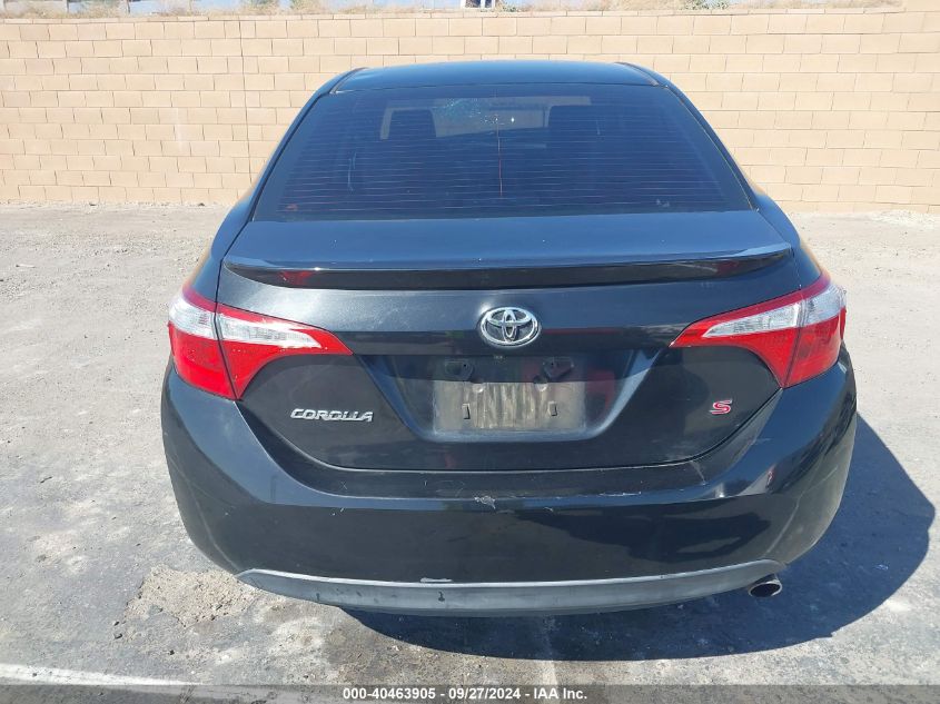 2015 Toyota Corolla S Plus VIN: 5YFBURHEXFP198022 Lot: 40463905