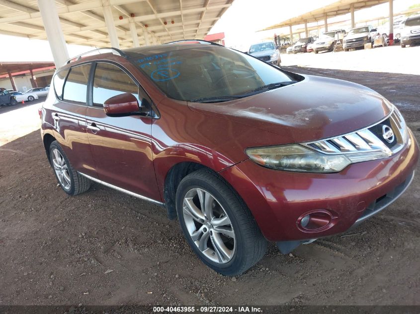 2009 Nissan Murano Le VIN: JN8AZ18W89W161459 Lot: 40463955