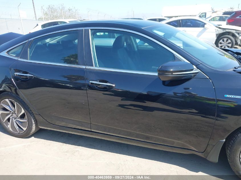 2022 Honda Insight Touring VIN: 19XZE4F99NE001720 Lot: 40463959