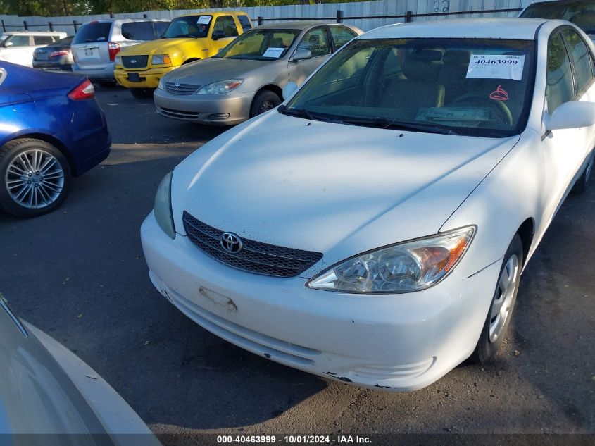 2002 Toyota Camry Le/Xle/Se VIN: 4T1BE32K82U094534 Lot: 40463999