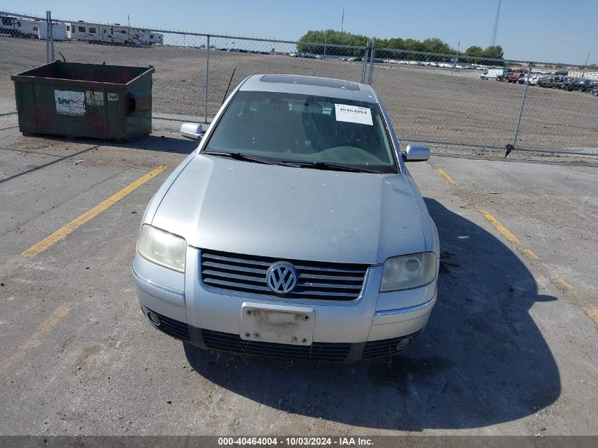 WVWPD63B01P267764 2001 Volkswagen Passat Gls