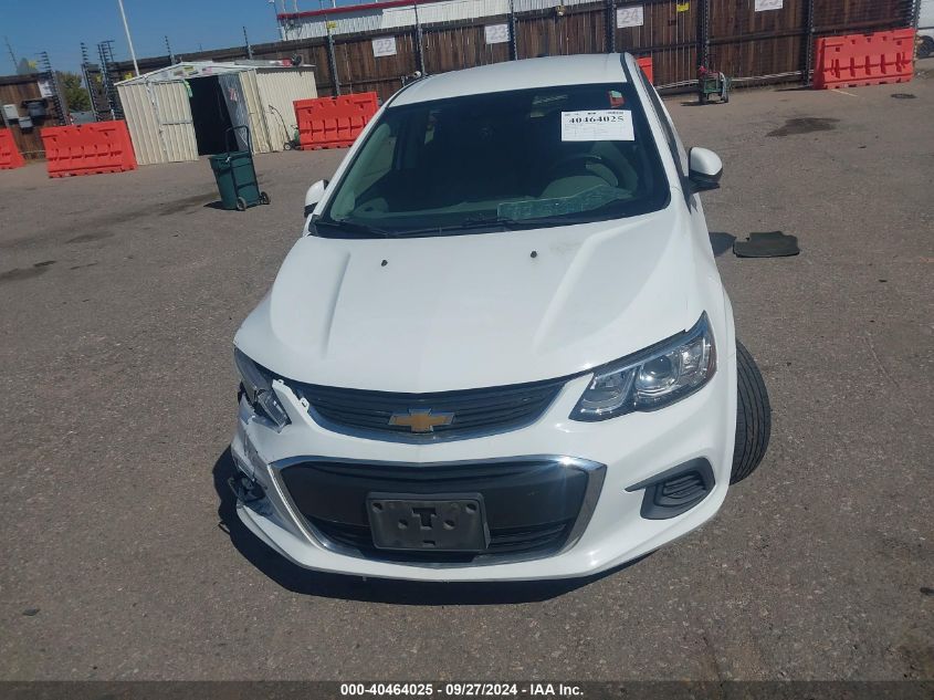 2019 Chevrolet Sonic Lt Auto VIN: 1G1JG6SB3K4111647 Lot: 40464025