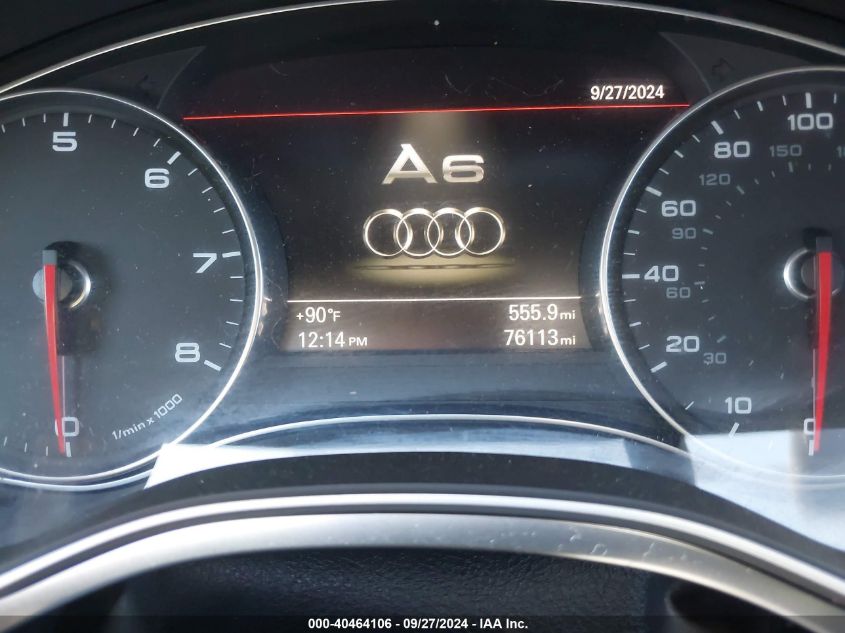 2014 Audi A6 2.0T Premium VIN: WAUGFAFC3EN046465 Lot: 40464106