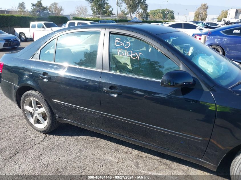 5NPEU46FX7H251490 2007 Hyundai Sonata Limited/Se V6